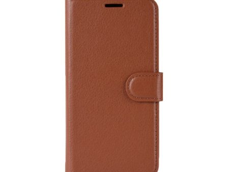 Samsung Galaxy A51 (5G) Litchi Læder Cover m. Pung - Brun For Cheap