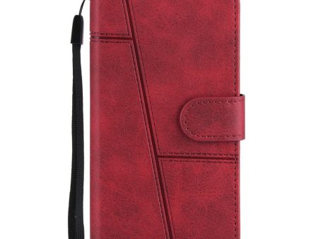 iPhone 8 Plus   7 Plus Læder Cover m. Pung og Strop - Rød on Sale