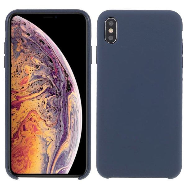 iPhone XS Max Silikone Cover - Blå For Sale