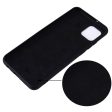 Samsung Galaxy A03 Liquid Silikone Bagside Cover m. Strop - Sort Cheap