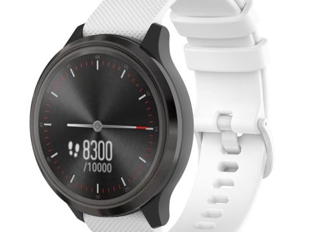 Universal Smartwatch Silikone Rem (20mm) - Hvid Discount