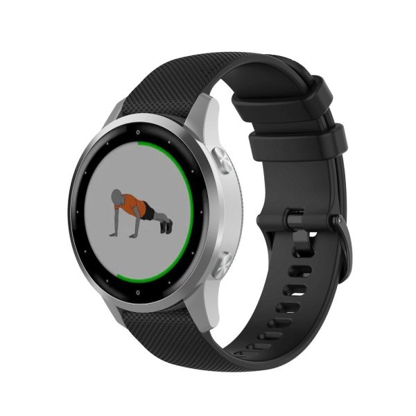 Universal Smartwatch Silikone Rem (18mm) - Sort For Discount