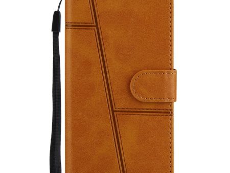 iPhone 8 Plus   7 Plus Læder Cover m. Pung og Strop - Brun Supply