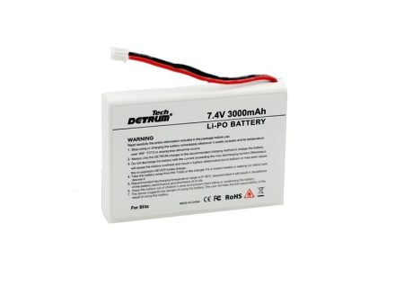 7.4V 3000mAh Li-Po Battery for Detrum Blitz-DT9 Transmitter For Discount