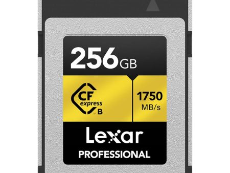 Lexar 256GB Professional CFexpress Type B Card, GOLD Series Discount