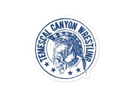 Temescal Canyon Wrestling Bubble-free stickers Online Sale