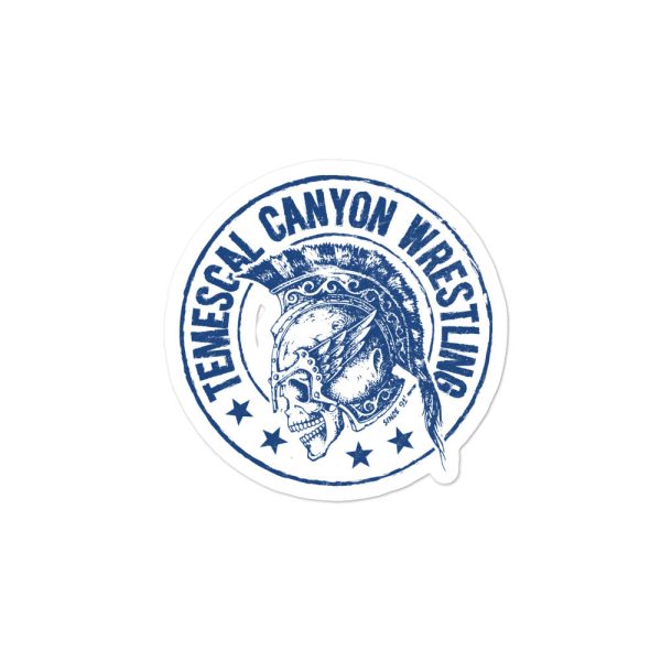 Temescal Canyon Wrestling Bubble-free stickers Online Sale