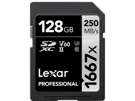 Lexar Professional 1667x 128GB SDXC UHS-II Card on Sale