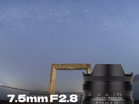 7.5mm F2.8 Fisheye Manual Focus Prime Lens for Fuji X Mount Hot on Sale