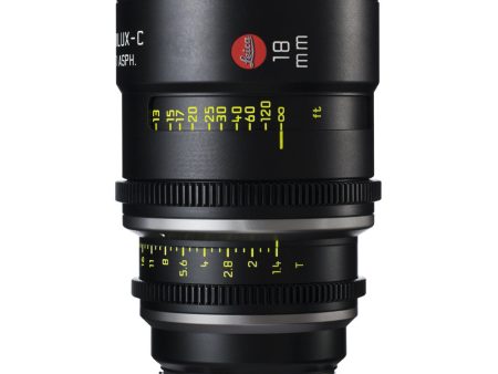 Leica Summilux-C 18mm T1.4 - PL Mount (Markings in Feet) For Discount