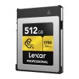 Lexar 512GB Professional CFexpress Type B Card, Gold Series For Discount