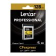 Lexar 128GB Professional CFexpress Type B Card, Gold Series Online Sale