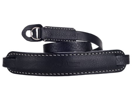 Arte di Mano Classic Neck Strap, 95cm - Minerva Black with White Stitching Online