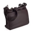 Oberwerth Kate Camera Business Bag, Espresso Leather with Silver Buckles, Clutch and Keywallet For Sale