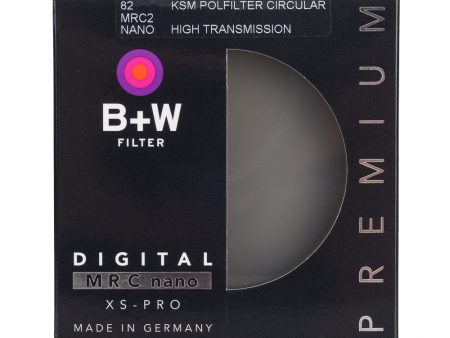 B+W  82mm XS-Pro Kaesemann High Transmission Circular Polarizer MRC-Nano Filter Online now