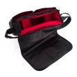 Oberwerth William Large Leather Camera Business Bag, Black with Red Lining Fashion