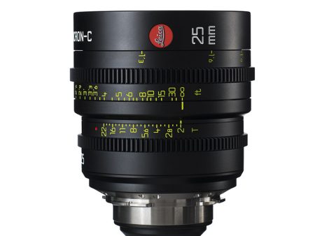 Leica Summicron-C 25mm T2.0 - PL Mount (Markings in Feet) Online