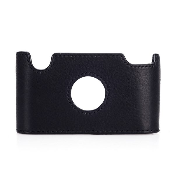 Arte di Mano Half Case for Leica M-D (Typ 262) with Battery Access Door - Minerva Black with Black Stitching For Sale