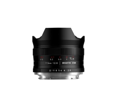 7.5mm F2.8 Fisheye Manual Focus Prime Lens - Brightin Star Supply