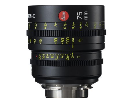 Leica Summicron-C 75mm T2.0 - PL Mount (Markings in Feet) Online Hot Sale