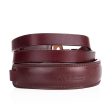 Arte di Mano Classic Neck Strap, 95cm - Italian Shell Cordovan & Buttero Burgundy Discount