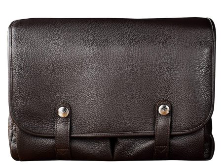 Oberwerth William Large Leather Camera Business Bag, Dark Brown For Discount