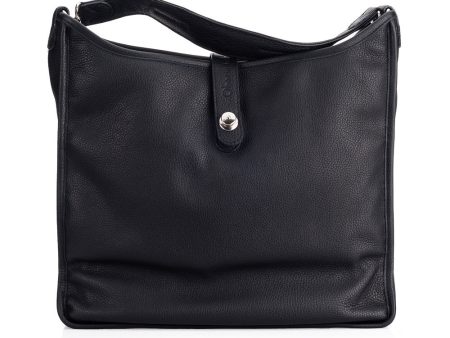 Oberwerth Kate Camera Business Bag, Black Leather with Silver Buckles, Clutch and Keywallet For Cheap