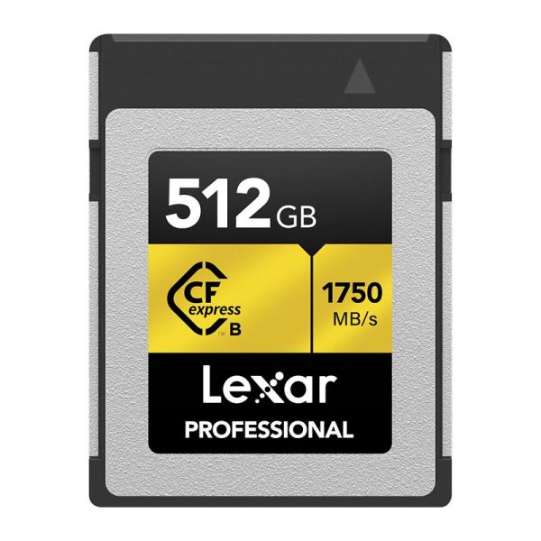 Lexar 512GB Professional CFexpress Type B Card, Gold Series For Discount