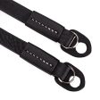 Arte di Mano Boa Neck Strap, 95cm - Minerva Black with White Stitching Online Sale