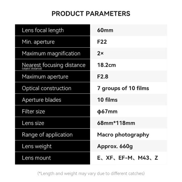 60mm F2.8 II 2X Macro Magnification Manual Focus Mirrorless Camera Lens, Compatible with M43 Mount Cameras on Sale