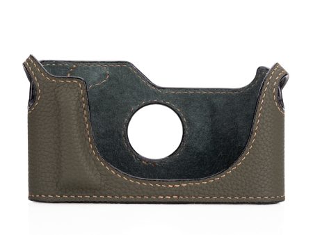 Arte di Mano Half Case for Leica M6, M-A & MP - Shrunken Calf Khaki Discount