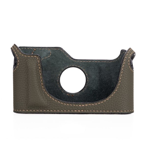 Arte di Mano Half Case for Leica M6, M-A & MP - Shrunken Calf Khaki Discount