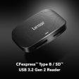 Lexar Professional CFexpress Type B & SD USB 3.2 Gen2 Reader Hot on Sale