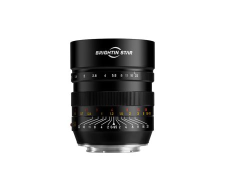 50mm F0.95 Full Frame Large Aperture Manual Focus Mirrorless Camera Lens - Brightin Star For Discount