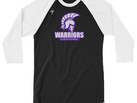 WSU Club Volleyball 3 4 sleeve raglan shirt Cheap