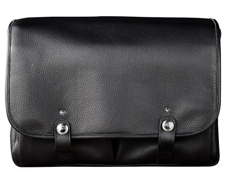 Oberwerth William Large Leather Camera Business Bag, Black Discount