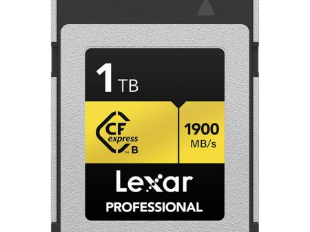 Lexar 1TB Professional CFexpress Type B Card, Gold Series Online Hot Sale