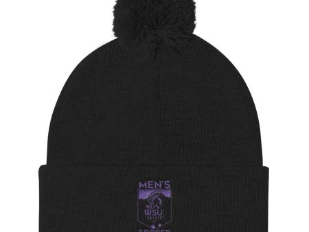 Winona Soccer Pom Pom Knit Cap Supply