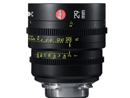 Leica Summicron-C 29mm T2.0 - PL Mount (Markings in Feet) on Sale