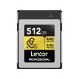 Lexar, Professional GOLD CFexpress, 512 GB, 4.0 Type B Card Online