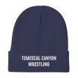 Temescal Canyon Wrestling Embroidered Beanie Cheap