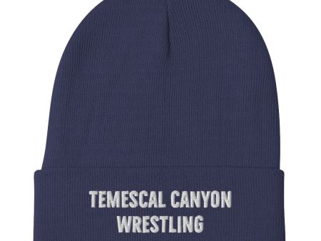 Temescal Canyon Wrestling Embroidered Beanie Cheap