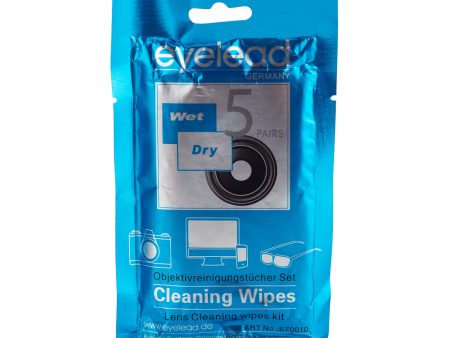 Eyelead 2-Step Wet Dry Lens Cleaning Wipes For Sale