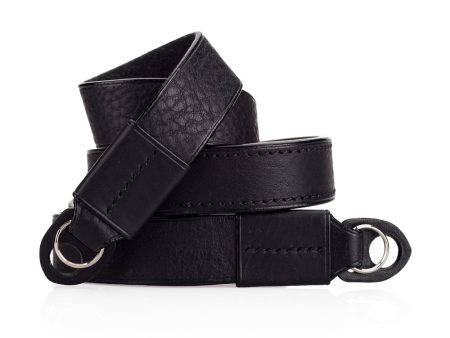 Arte di Mano Comodo Neck Strap, Wide - Minerva Black with Black Stitching Online Hot Sale